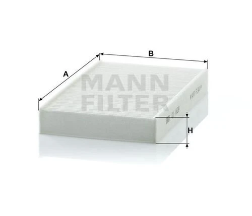 Mann CU1629 POLEN FİLTRESİ FLUENCE 10- / JUKE 10- PULSAR 14- SENT