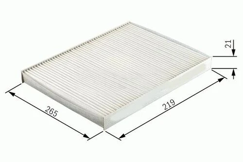 Sardes SC720 Polen Filtresi Doblo 10- Fiorino 08- Punto 12- Grande Punto 05- Practıco 10- / Mıto 08- / Bipper 08- / Nemo 08- / Combo 12- ürün görseli 1