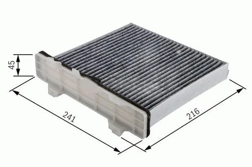 Sardes SCA563 Polen Filtresi Outlander Pajero 00- Karbonlu ürün görseli 1