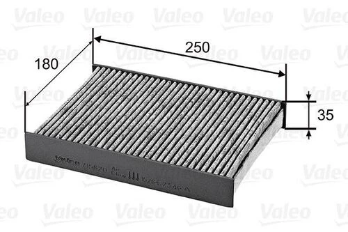 Valeo 715820  Polen Filtresi Megane VI 15- Scenic 16- Talisman 15- Fluence 16- Kadjar 15- Espace 15- / Qashqai 13-