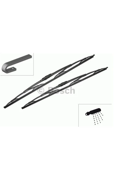 Bosch 3397118309 Cam Sılgı Süpürgesı Espace Master Iı / Movano Iı Fıskıyelı 600 + 600mm Uyumlu