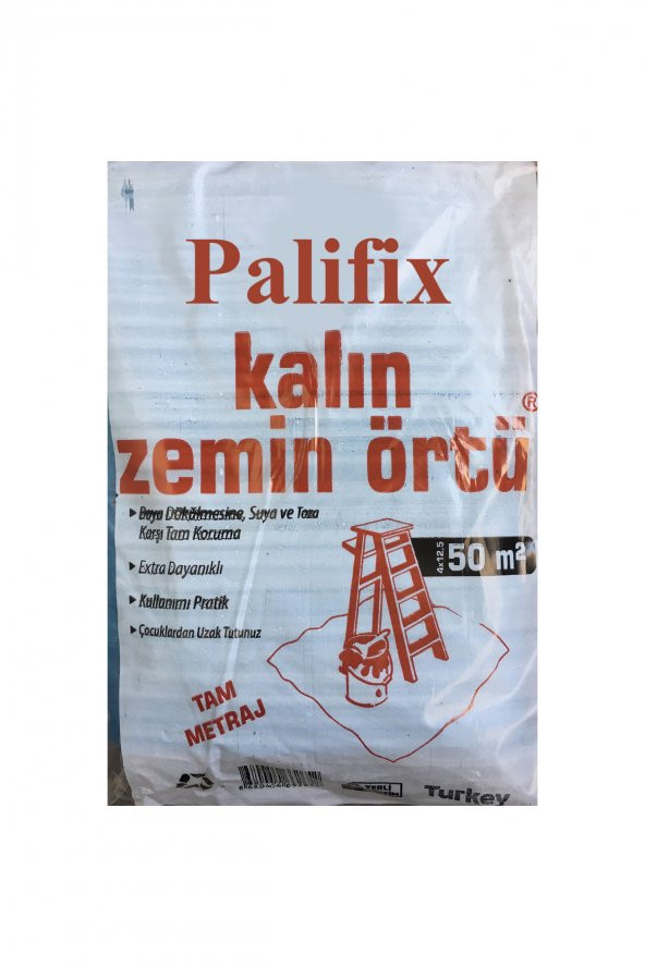 Boya Badana Seti 50 m² / Kalın Örtü / Hışır Örtü / Maskeleme Bandı / İş Eldiveni - 2