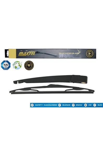 Maxtel 12617216  Silecek Kolu Arka Ve Süpürgesi Nissan Qashqai - 2 I J10. Jj10 06-13- 305mm