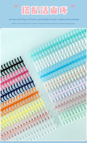 A5 Bambulu Bahar Delgeçli Kapağı Defter - 12