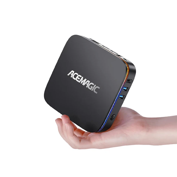 Acemagic AK1 PLUS-x2 Intel N100 12.Nesil 32GB DDR4 1TB NVMe SSD WiFi 5 BT 4.2 VESA W11 PRO Mini PC