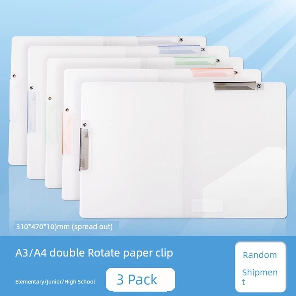 A3 Dosya Klasörü - 3 Paket Özel Kalınlık 55C - 1