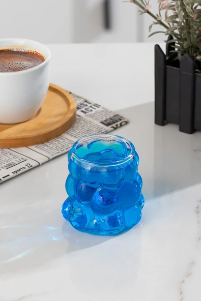 Porsima 028 6lı Isıya Dayanıklı Borosilikat Cam Içecek Meşrubat Kahve Ve Sunum Bardağı Bardak Seti 100 ml - 3