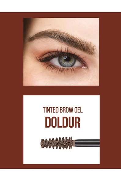 FLORMAR Kaş Maskarası Ve Kaş Farı - Tinted Brow Gel 003 Brown 32000138-003 - 4