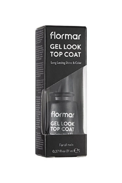 FLORMAR Transparan Ve Parlak Oje Koruyucu Jel | 11 ml - 1