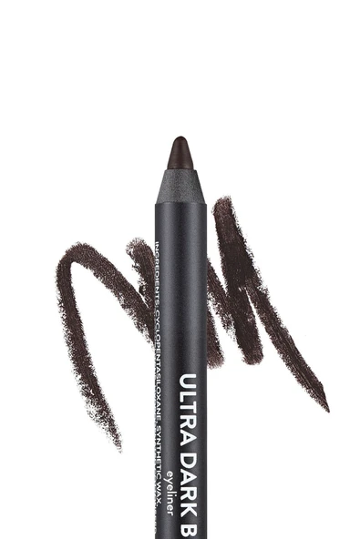 FLORMAR Koyu Kahverengi Eyeliner - Ultra Eyeliner 019 Dark Brown 8690604547234 - 3