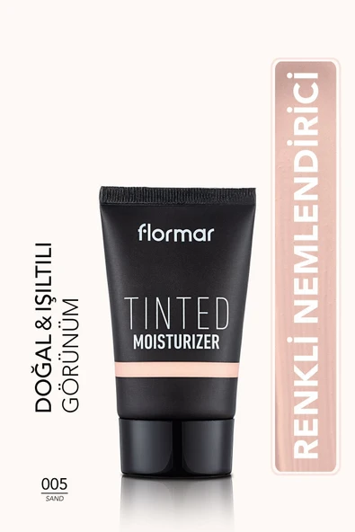 FLORMAR Fondöten - Tinted Moisturizer - 005 Sand - 8682536041393