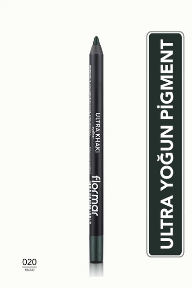 FLORMAR Haki Eyeliner - Ultra Eyeliner 020 Haki 8690604547241 - 1