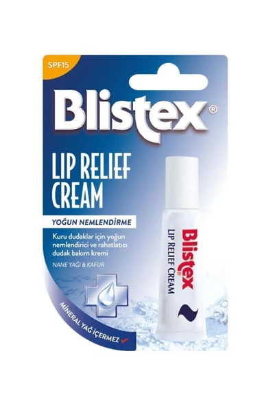 BLİSTEX Çatlak Dudaklara Acil Çözüm - Lip Relief Cream Spf15 6ml - 5