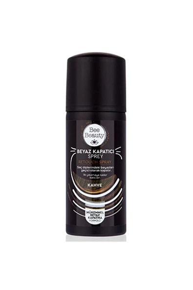 BEE BEAUTY Beyaz Kapatıcı Sprey Kahve 75 ml - 1