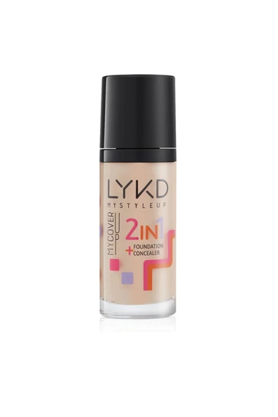 LYKD 2 In 1 Fondöten 133 Rose Almond