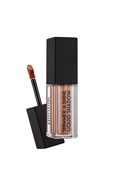 FLORMAR Metalik Likit Göz Farı (BAKIR)shimmer&shine Liquid Shadow-04 Sunset Look 8682536003124