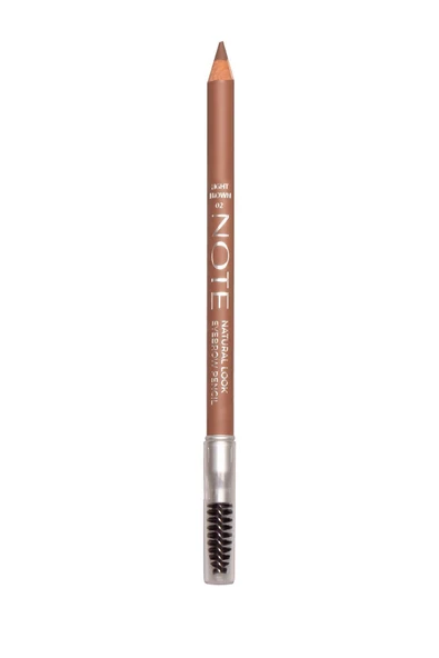 NOTE Natural Eyebrow Pencil Waterproof Çift Taraflı Suya Dayanıklı Kaş Kalemi 02 Light Brown - Açık Kahve - 3