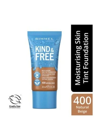 RIMMEL LONDON Kind Free Fondöten Natural Beige No: 400 - 1