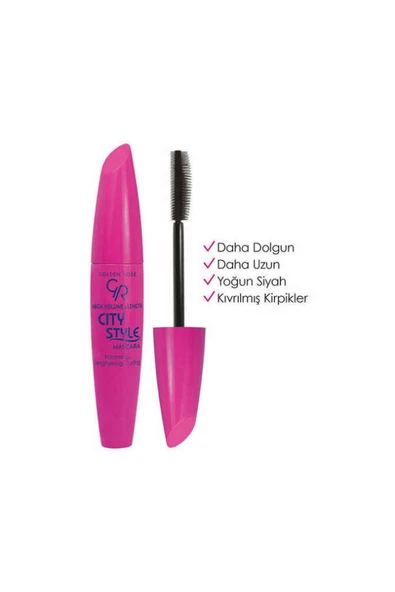 GOLDEN ROSE Geliştirilmiş Yepyeni Formülü Maskara M-gcs-001 - 1