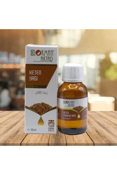 LOKMAN AKTAR Keten Tohumu Yağı 50 ml
