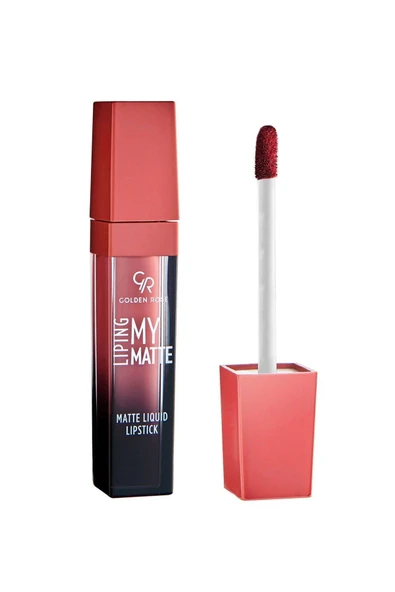 GOLDEN ROSE Liping My Matte No:13 - Likit Mat Ruj - Resim 2
