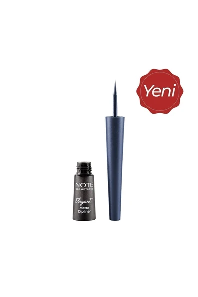 NOTE Elegant Matte Dipliner Waterproof Suya Dayanıklı - 03 Navy Blue - Mavi - 3