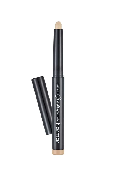 FLORMAR Suya Dayanıklı Kremsi Kalem Far -color Shadow Stick -001 Soft Cloud-8682536039413 - 2