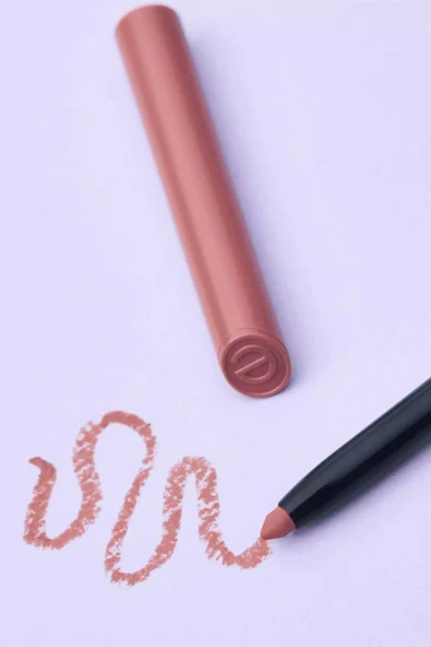 ESSENCE 8h Matte Comfort Lipliner Dudak Kalemi 04 Rossy Nude - 5