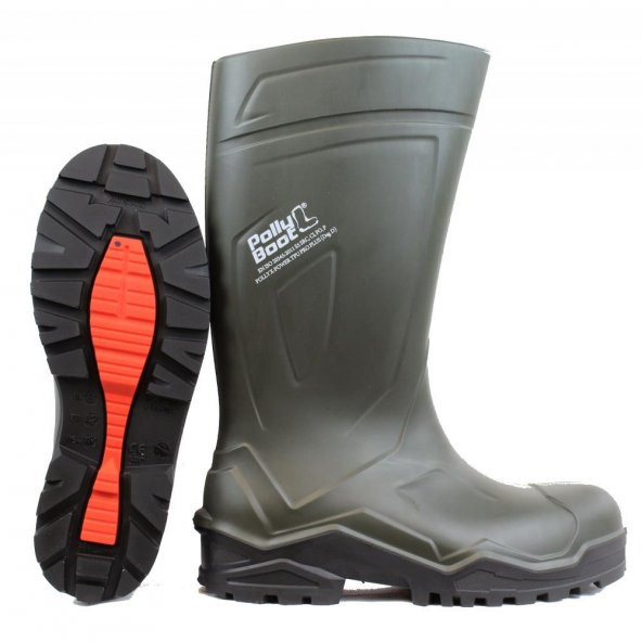 POLLY BOOT X-POWER S5 Poliüretan Kompozit Burunlu ve Tabanlı İş Çizmesi - 1