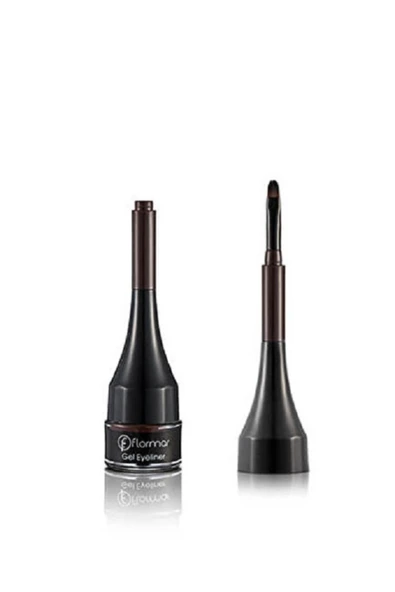 FLORMAR Mat Bitişli Jel Eyeliner | 2.2 G 003bole Brown - 1