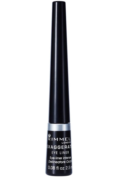 RIMMEL LONDON Marka: Rimmel London Exaggerate Eyeliner- Black - Resim 2
