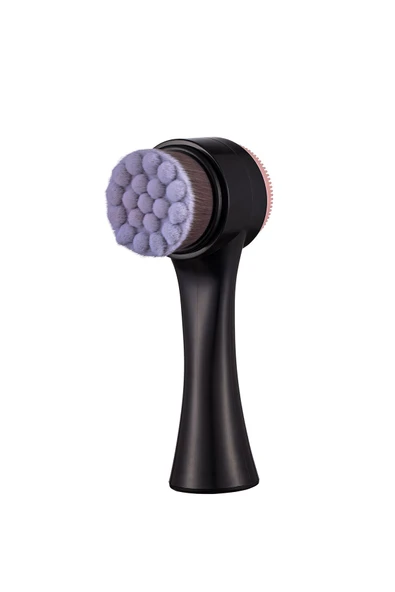 FLORMAR Ergonomik Saplı İkili Yüz Temizleme Fırçası - Face Cleansing Brush - 024 - 8690604597895 - 2