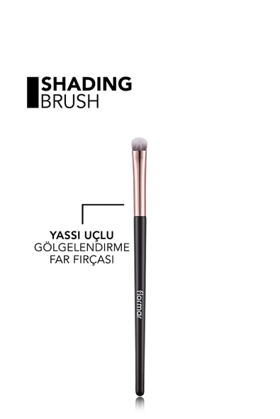 FLORMAR Yuvarlak Uçlu Elips Far Gölgelendirme Fırçası - Shading Brush - 021 - 8690604597864 - 4
