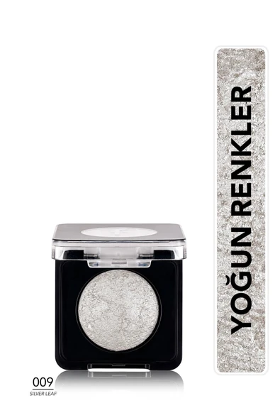 FLORMAR Yoğun Işıltılı Göz Farı - Baked Eyeshadow -009 Silver Leaf- 8682536052504