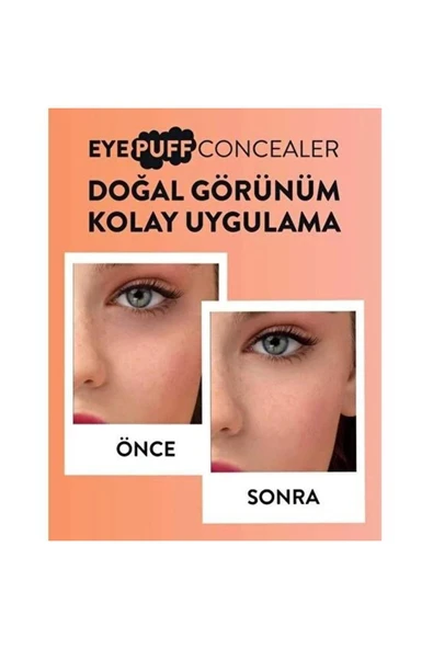 FLORMAR Eye Puff Concealer Kapatıcı 006 Medium Beige - 3