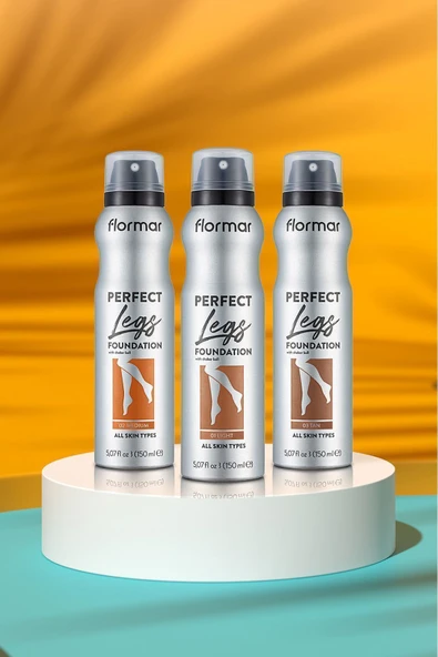 FLORMAR Ton Eşitleyici Bacak Fondöteni (sıcak Alt Ton) - Perfect Legs Foundation -002 Medium -8690604200689 - Resim 5