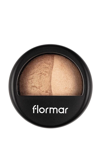 FLORMAR Iki Renkli Yoğun Pigmentli Işıltılı Pudra (ALTIN VE BAKIR)-baked Powder-0023 Dual Gold-8690604131235 - 3