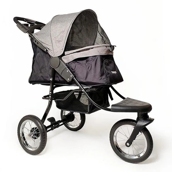 Zampa Ricciardo Kedi Köpek Puseti Gri 54x104x101cm 25Kg ürün görseli