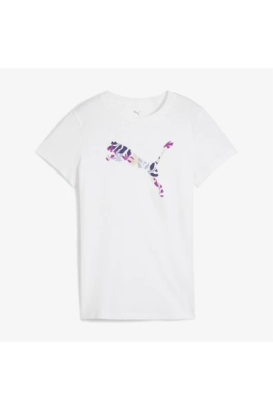PUMA KADIN GRAPHICS FLORAL CAT LOGO TEE TİŞÖRT 68508102 - 4