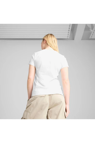 PUMA KADIN GRAPHICS FLORAL CAT LOGO TEE TİŞÖRT 68508102 - 2