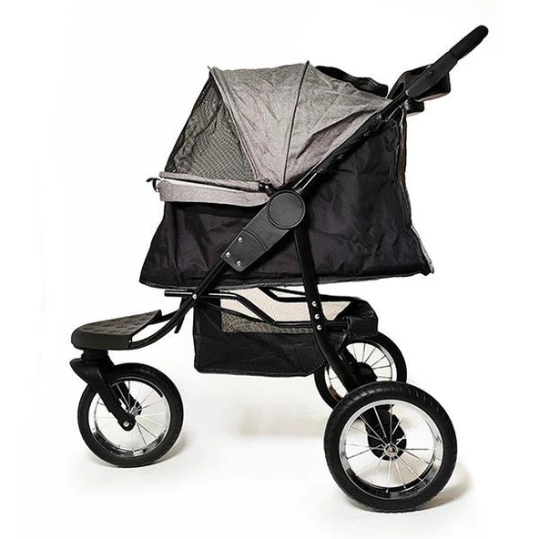 Zampa Ricciardo Kedi Köpek Puseti Gri 54x104x101cm 25Kg - Resim 4