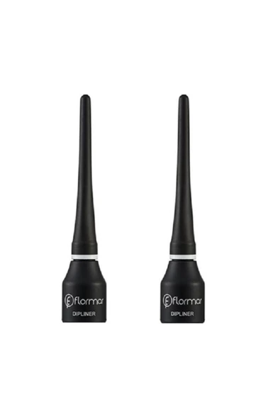 FLORMAR Dipliner Black Eyeliner - 2 Adet 86906043300032 - 1