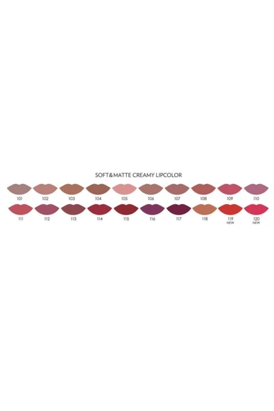 GOLDEN ROSE Soft & Matte Creamy Lipcolor Ruj No: 114 - 2