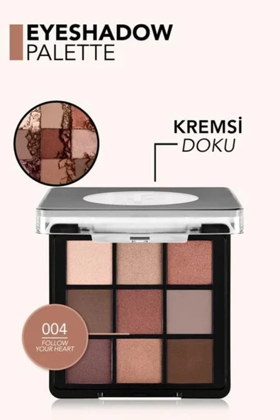 FLORMAR Kompakt 9'lu Göz Farı Paleti|004