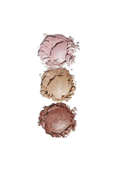 GOLDEN ROSE Strobing Highlighter Palette Pink Gold Bronz - Aydınlatıcı Palet - 5