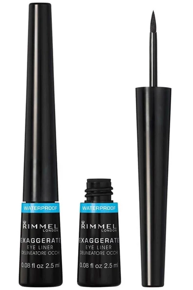 RIMMEL LONDON Marka: Rimmel London Exaggerate Liquid Waterproof Eyeliner Siyah Kategori: Eyeliner - 2
