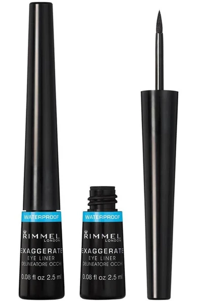 RIMMEL LONDON Marka: Rimmel London Exaggerate Liquid Waterproof Eyeliner Siyah Kategori: Eyeliner - 3