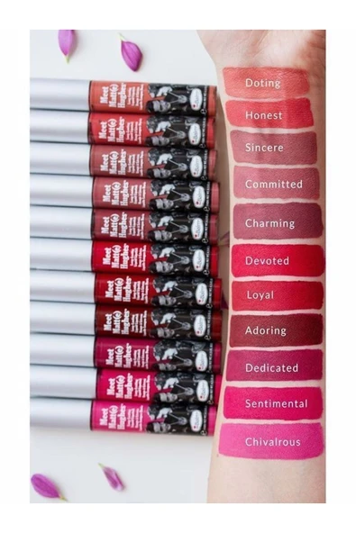 THE BALM Meet Matt(e) Hughes Liquid Lipstick Ruj Confident - 5