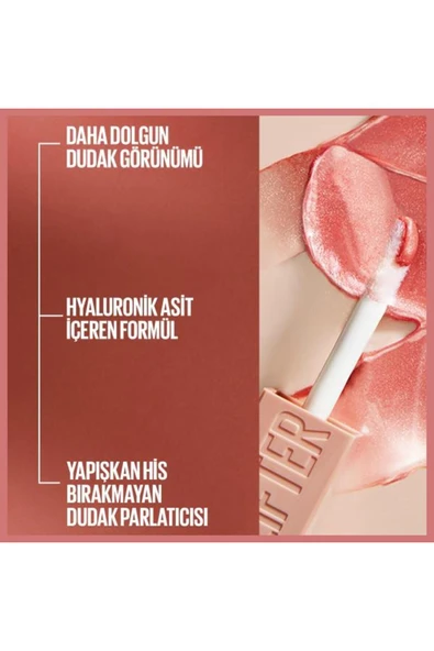 MAYBELLİNE NEW YORK Lifter Gloss Nemlendirici Dudak Parlatıcısı- 009 Topaz - 4