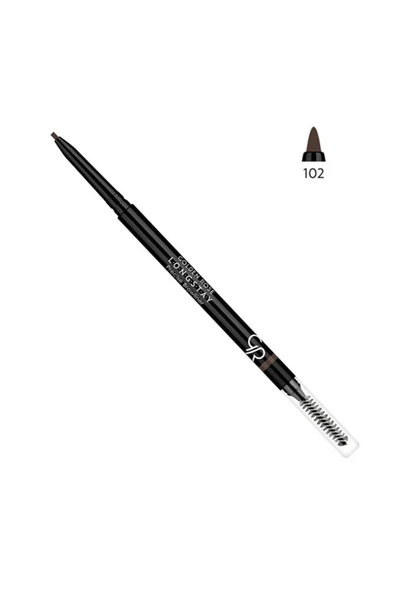 GOLDEN ROSE Uzun Süre Kalıcı Kaş Kalemi Longstay Precise Browliner No: 102